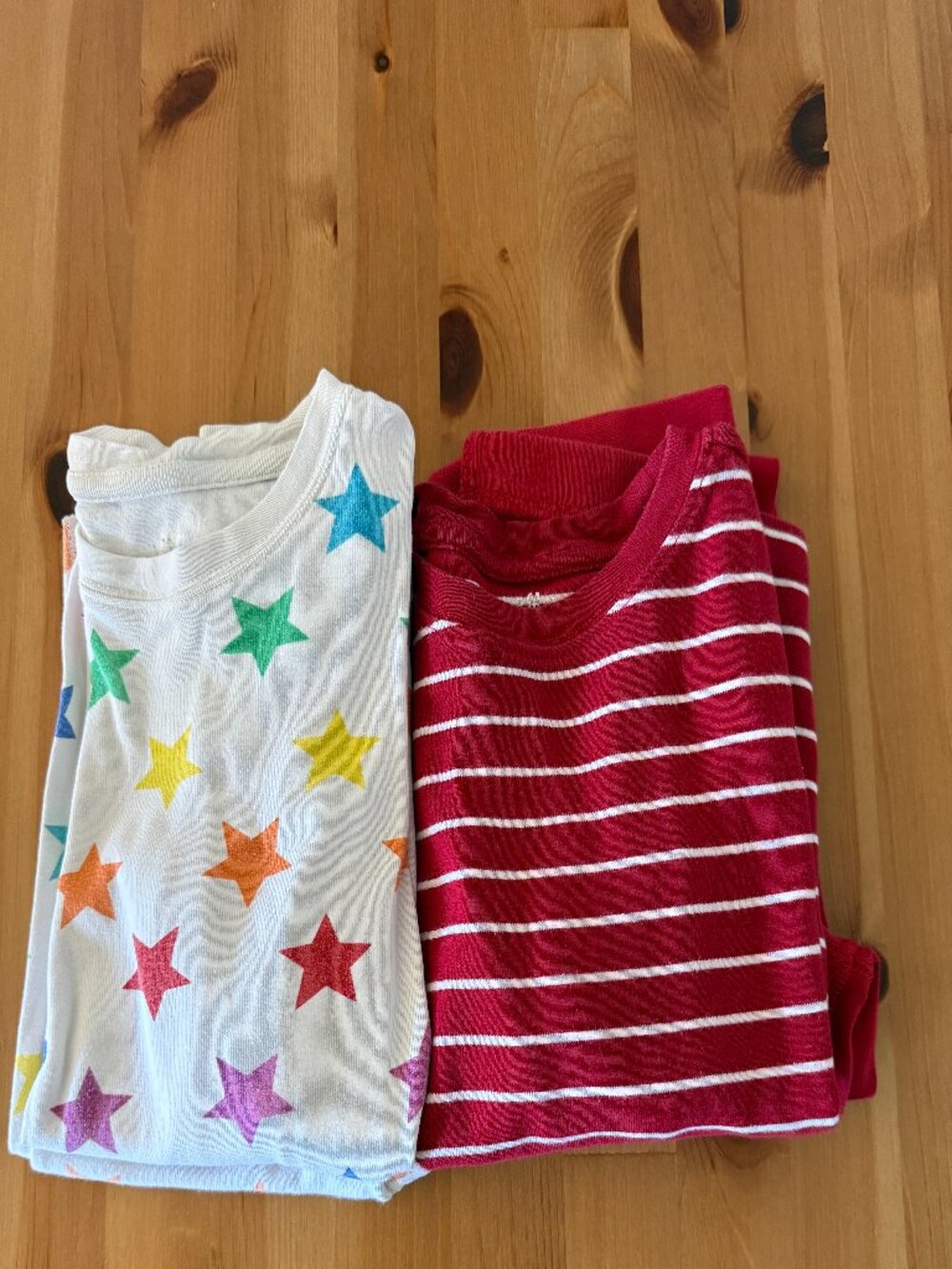 2 Primary Boys Pajama Sets - Sz 8-9
